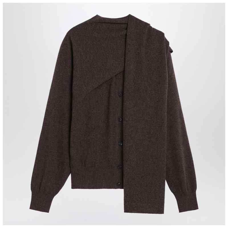 Ferragamo Clay m&eacute;lange cashmere cardigan, theFeinheit