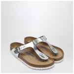 Birkenstock Gizeh Birko-Flor flip-flops silver