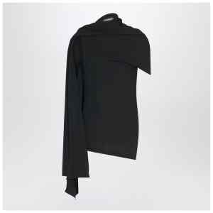 The Row Isadra top in black jersey