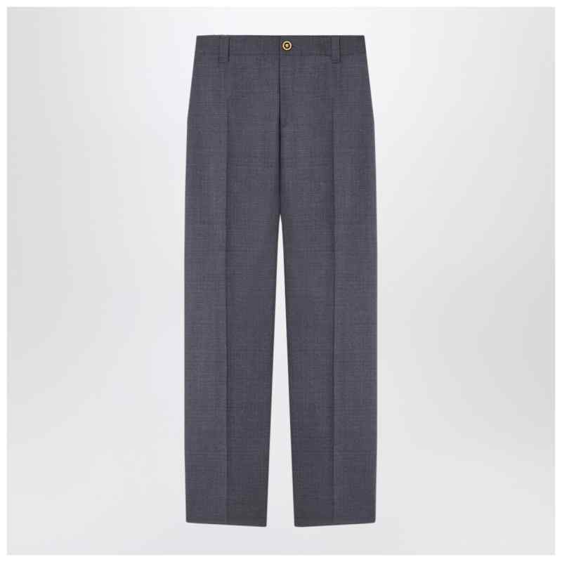 Versace Anthracite grey wool jogger trousers Versace Anthracite grey wool jogger trousers, theFeinheit
