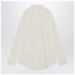 The Row White Ment cotton shirt