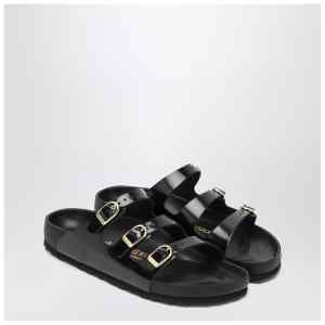 Birkenstock Slide Florida Dbuckle Exquisite lucida nera