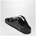 Birkenstock Slide Florida Dbuckle Exquisite lucida nera