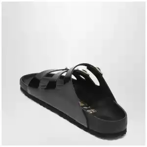 Birkenstock Slide Florida Dbuckle Exquisite lucida nera