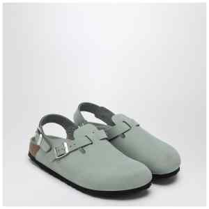 Birkenstock Sage coloured suede Tokyo slipper