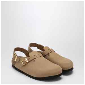 Birkenstock Sand coloured suede Tokyo slipper