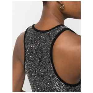 Fabiana Filippi Sequin tank top