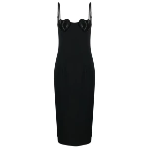 Blumarine Rhinestones embellished mini dress