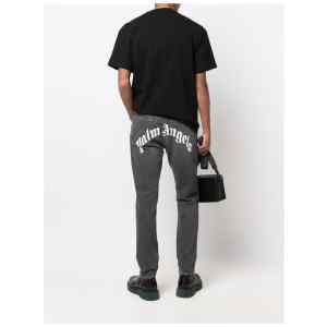 Palm Angels Curved Logo denim jeans