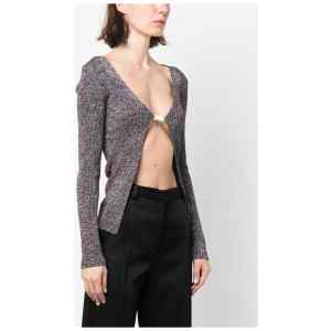 Gcds Logo lurex cardigan