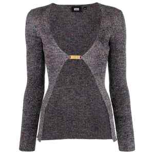 Gcds Logo lurex cardigan