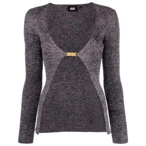 Gcds Logo lurex cardigan