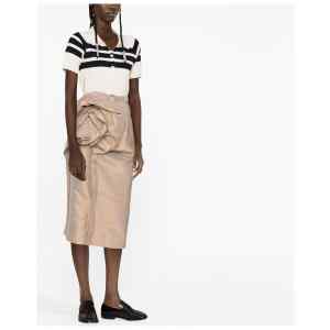 Maison Margiela Midi skirt with ruffles