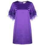 P.A.R.O.S.H. Feathered mini dress