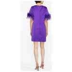 P.A.R.O.S.H. Feathered mini dress