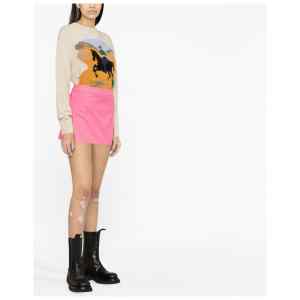 Palm Angels Cotton mini skirt