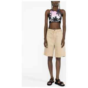 Palm Angels Pink Sunset logo sport top