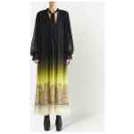 Etro Silk dress with paisley print and gradient effect