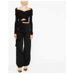 Dolce & Gabbana cut-out Wrap Top