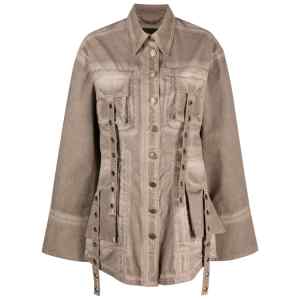 Blumarine Pocketed denim jacket