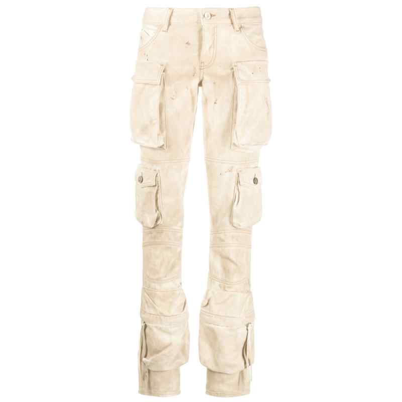 The Attico Essie cargo denim trousers
