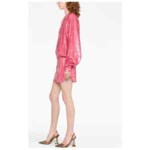 The Attico Gael sequined mini dress
