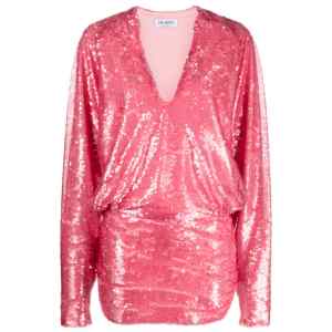 The Attico Gael sequined mini dress