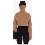 Ferragamo Cashmere cropped hoodie