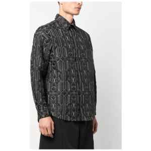 Palm Angels Monogram quilted overshirt