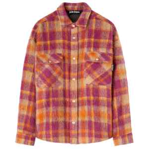 Palm Angels Checked wool overshirt