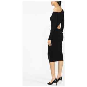 Tom Ford Zipped ribbed silk skirt