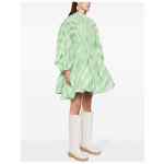 Jil Sander Fashion Plaid-check pattern mini dress