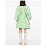 Jil Sander Fashion Plaid-check pattern mini dress