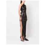 Rick Owens Embroidered denim long dress