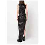 Rick Owens Embroidered denim long dress