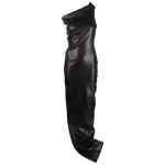 Rick Owens Embroidered denim long dress