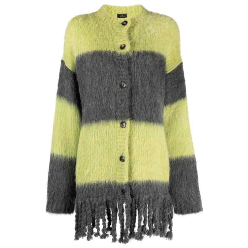 Etro Long striped cardigan Etro Long striped cardigan