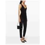 Saint Laurent plunging satin tank top