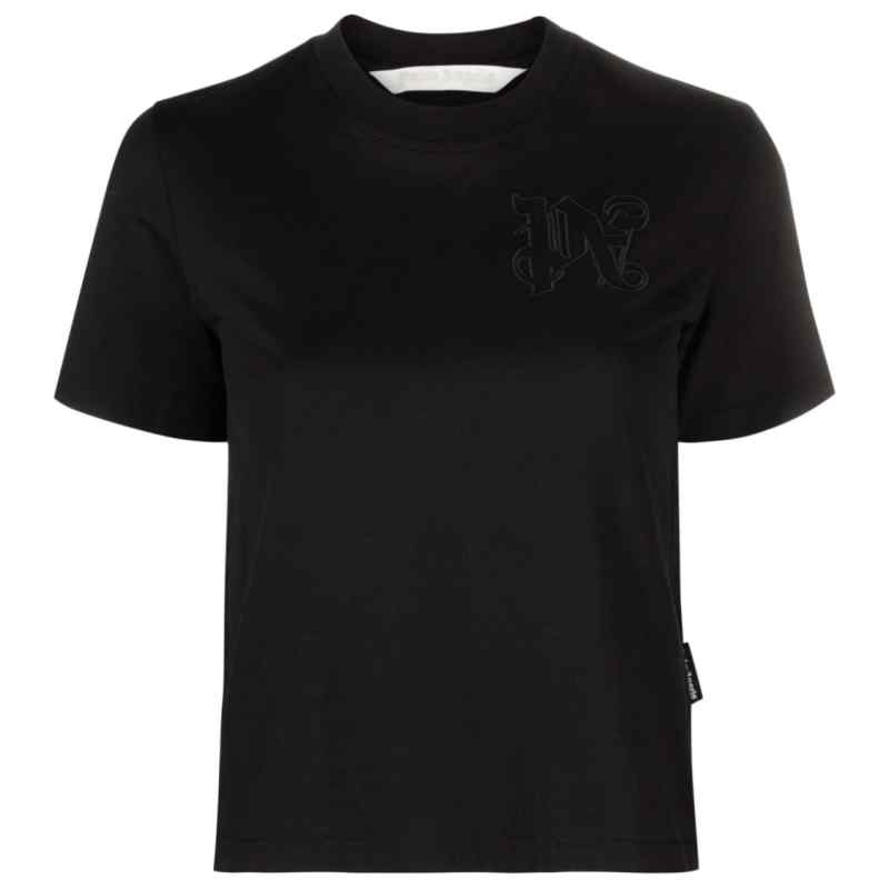 110186602-ss24-palmangelspre-pwaa044r24jer0011010 Palm Angels Logo cotton t-shirt