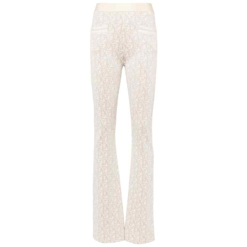 Palm Angels Monogram jacquard knit trousers