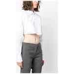 Coperni Cropped cotton shirt