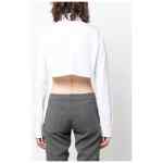 Coperni Cropped cotton shirt