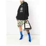 Balenciaga canvas tote with removable pouch