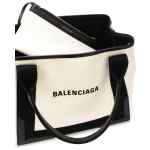 Balenciaga canvas tote with removable pouch