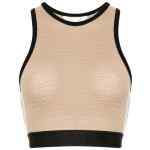 Palm Angels Knitted cropped top