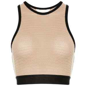 Palm Angels Knitted cropped top