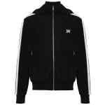 Palm Angels QR code front zip fastening Monogram track jacket