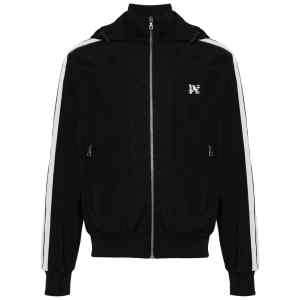 Palm Angels QR code front zip fastening Monogram track jacket