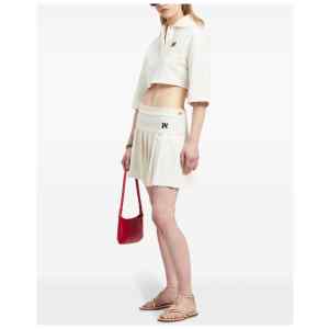 Palm Angels Monogram cropped polo shirt