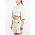 Palm Angels Monogram cropped polo shirt